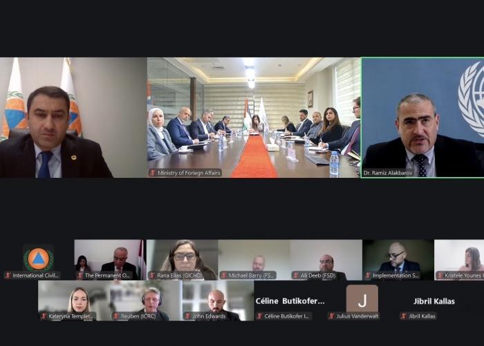 ICDO Secretary-General Participates in International Coordination Meeting on Mine Clearance in Gaza