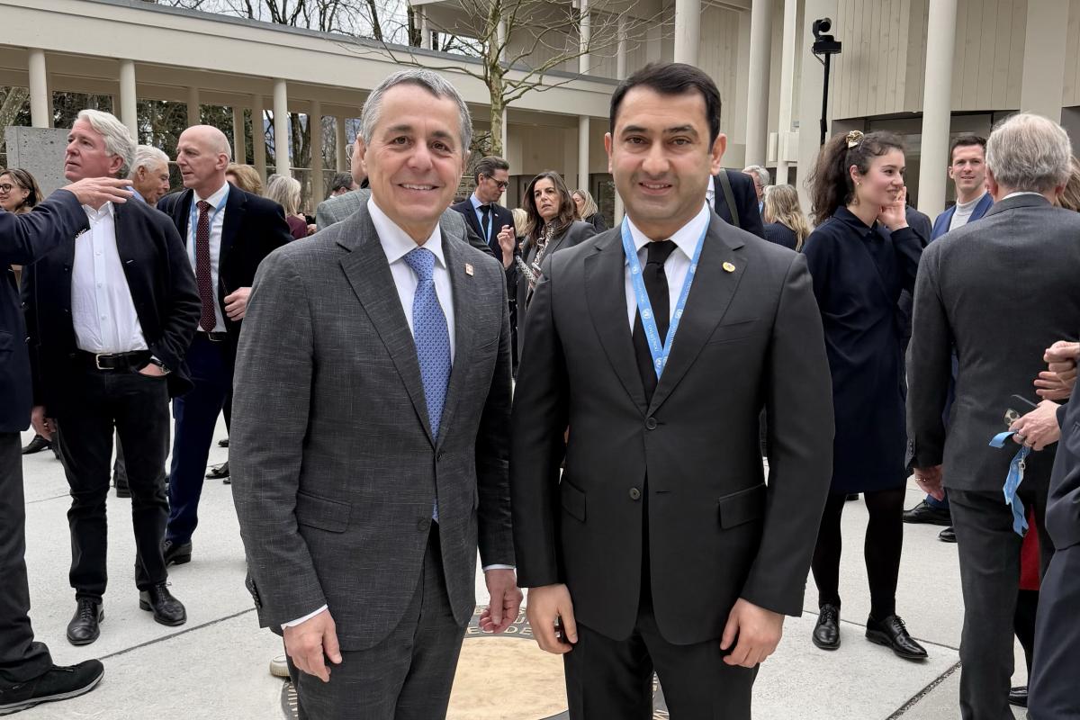 ICDO Secretary-General Meets Swiss Foreign Minister at Portail des Nations Opening Reception