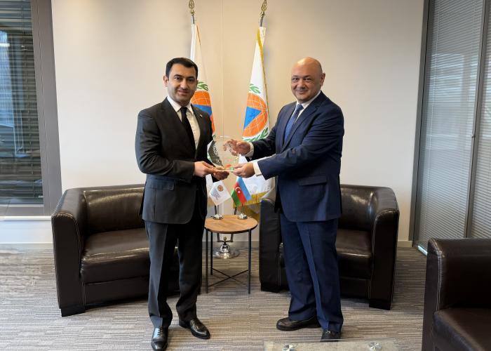 ICDO Secretary-General Meets with Delegation of the Ministry of Emergency Situations of Azerbaijan