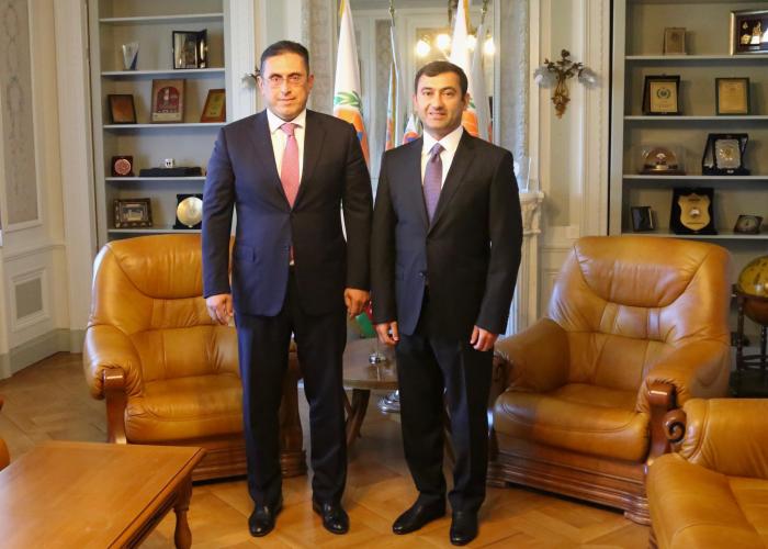 ICDO Secretary-General Meets with Azerbaijani Permanent Representative to UN Office Geneva to Strengthen Bilateral Cooperation in Civil Defence