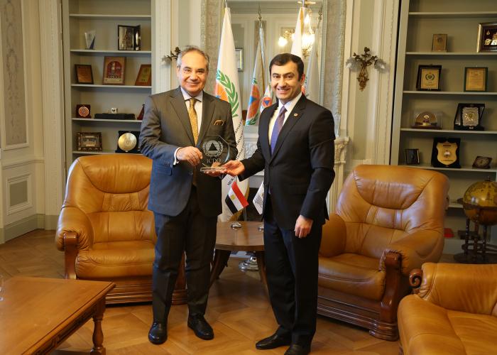 ICDO Secretary-General Meets with the Permanent Representative of the Arab Republic of Egypt to the United Nations Office in Geneva