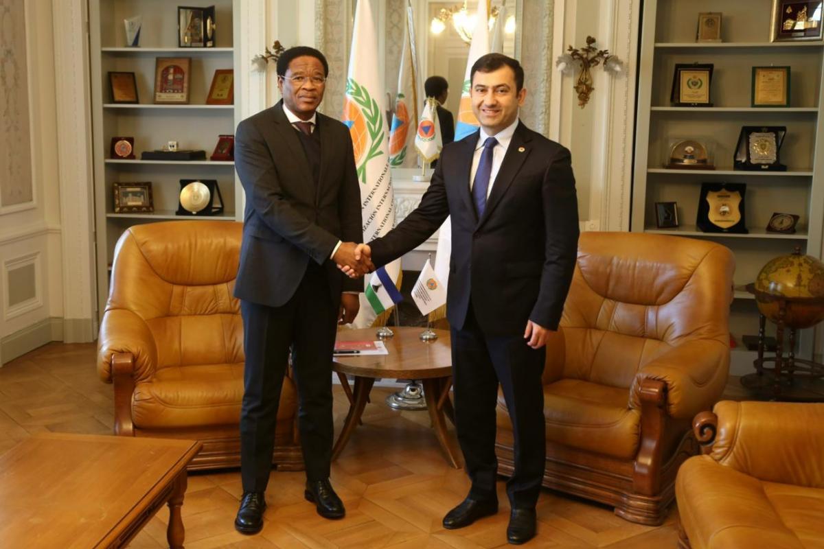 ICDO Secretary-General Meets with the Permanent Representative of the Kingdom of Lesotho to the United Nations Office in Geneva