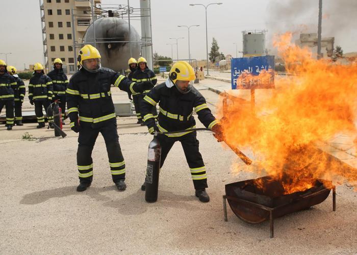Basic Firefighting Course Concludes in Jordan