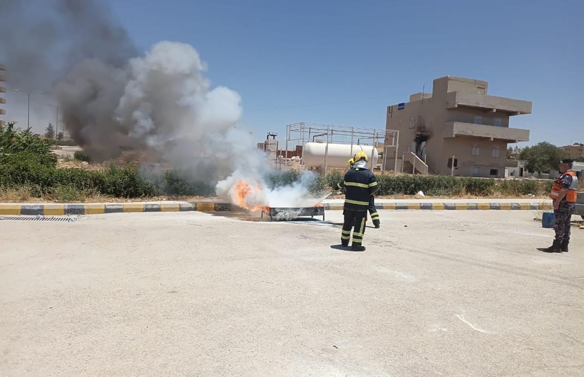 Basic Firefighting Course for Al-Aqsa Mosque Firefighters Opens in Jordan